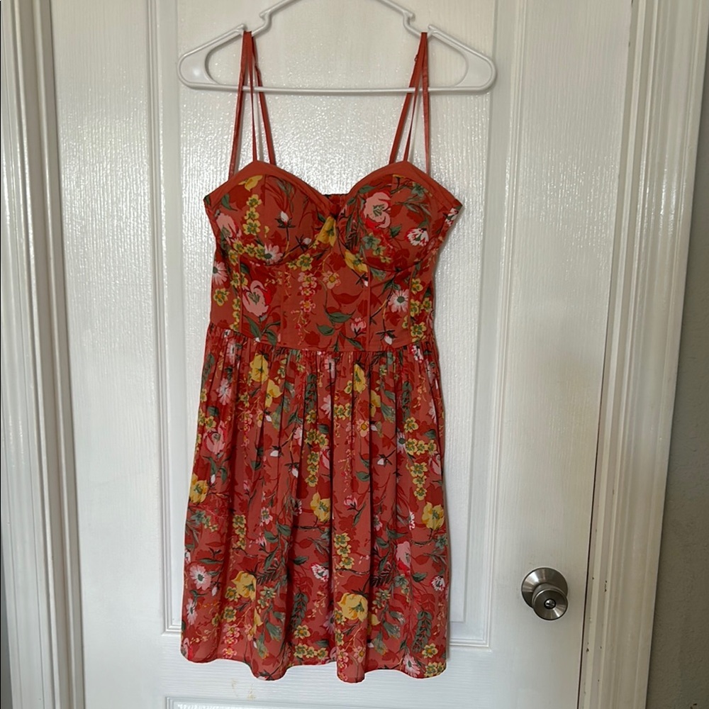 Floral Spaghetti Strap Dress